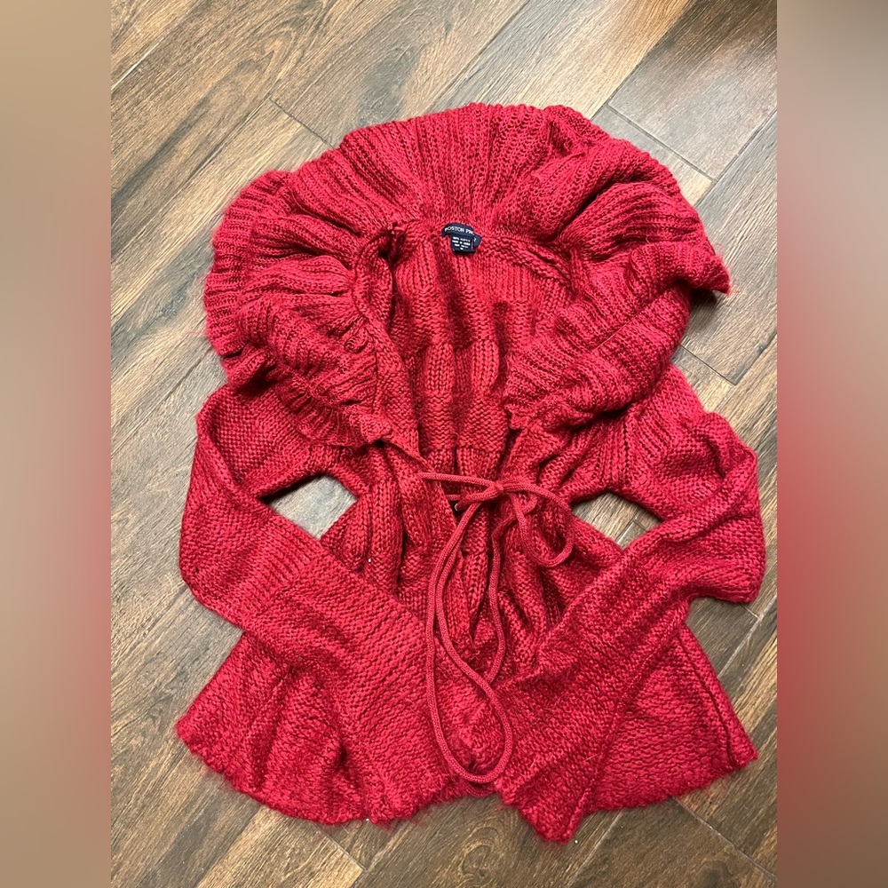✨Boston Proper brand long sleeved pink cardigan, size medium✨